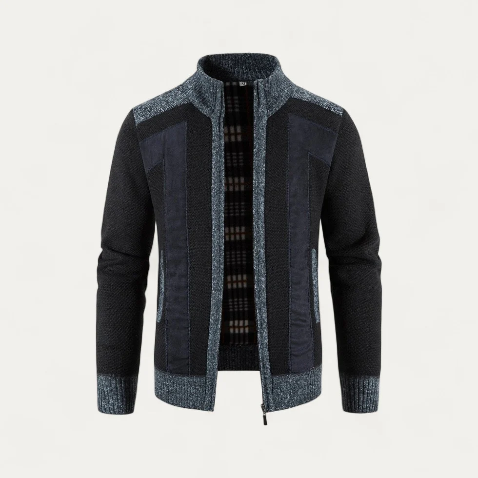 Strickjacke mit Reißverschluss für Herren