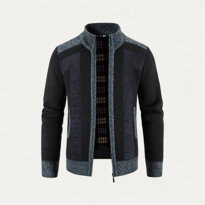 Strickjacke mit Reißverschluss für Herren