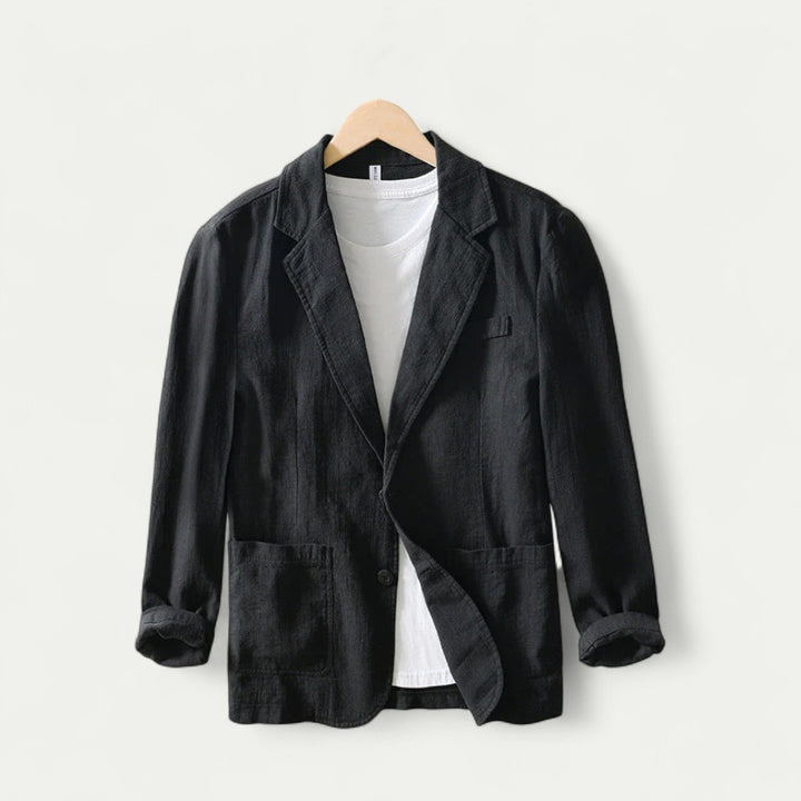 Lässiger Herren Leinenblazer für Sommerlooks