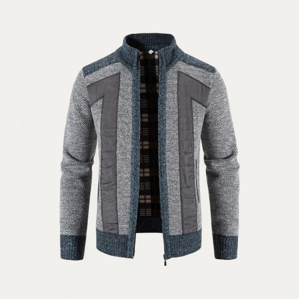 Strickjacke mit Reißverschluss für Herren