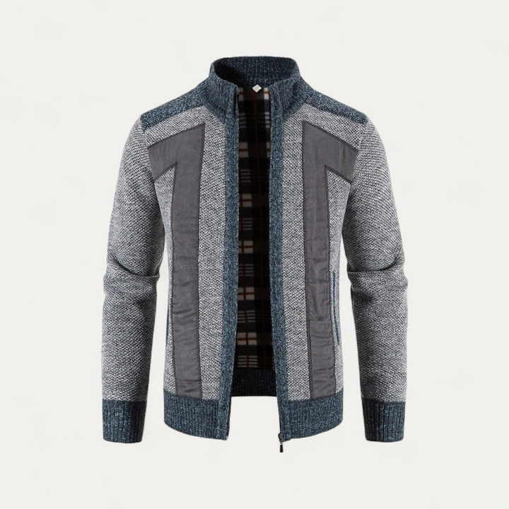 Strickjacke mit Reißverschluss für Herren
